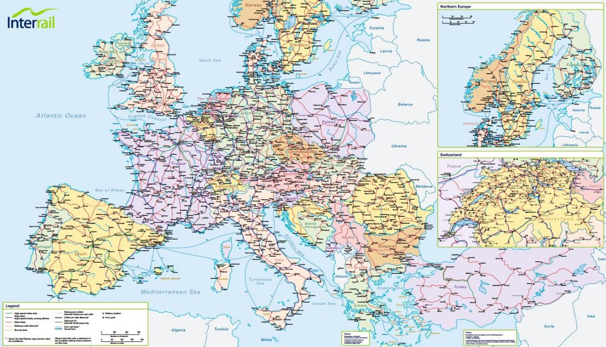 mapa de interrail suïssa 