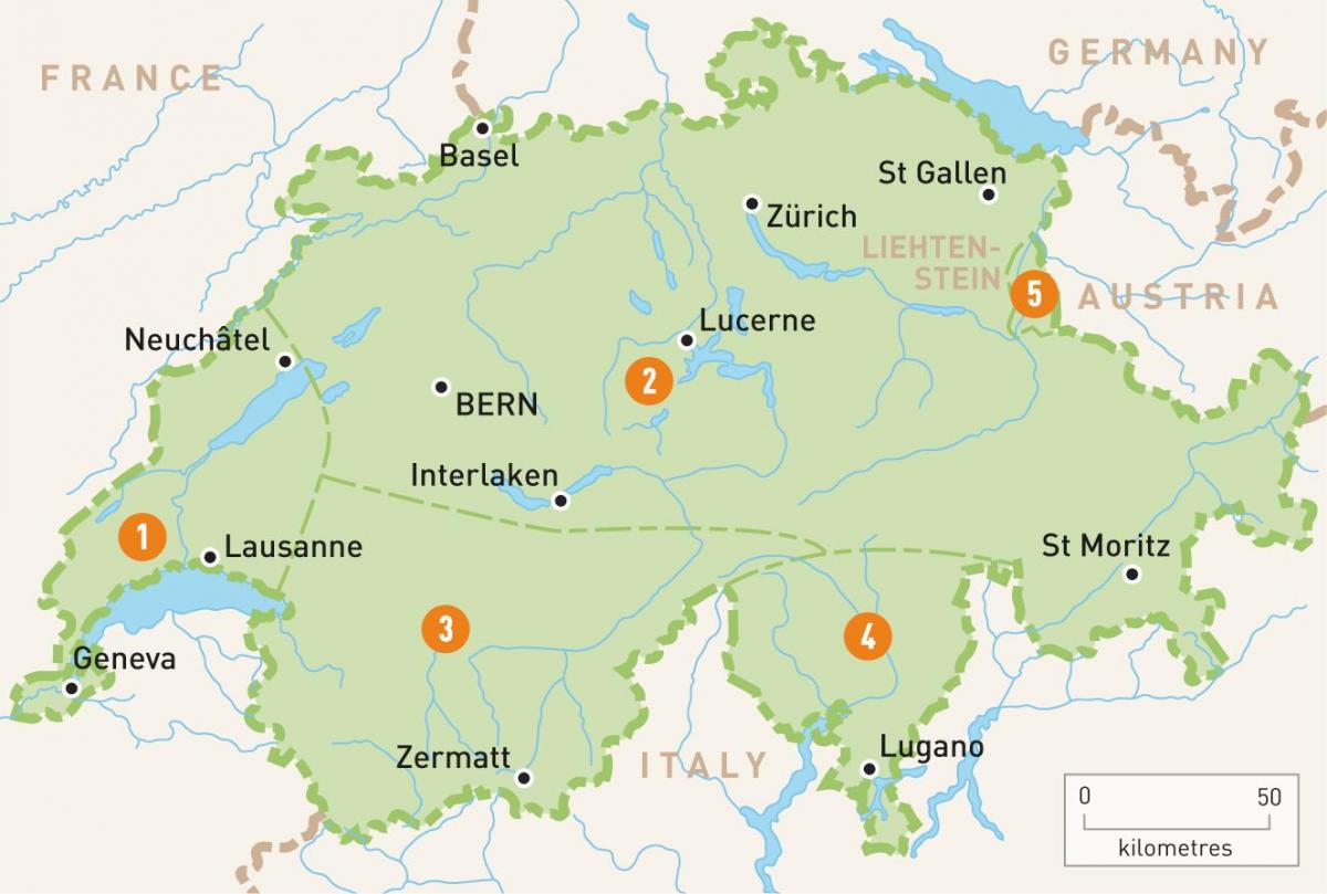 suïssa en el mapa