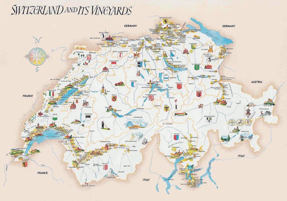 atraccions turístiques a suïssa mapa