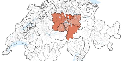 Mapa del centre de suïssa 