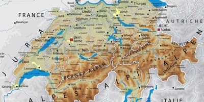 Suïssa geografia mapa