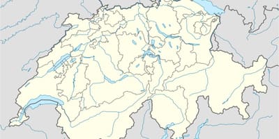 Mapa de simple mapa de suïssa