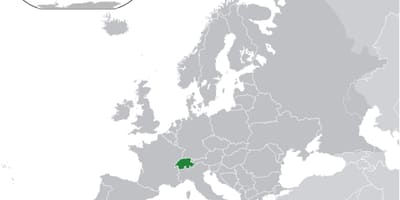 Suïssa mapa del món