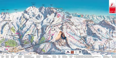 Mapa de suïssa camí