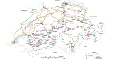 Mapa de suïssa metro 